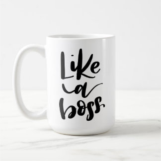 Wie ein Boss Kaffeetasse