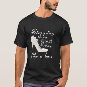 Wie ein Boss lustiges L T-Shirt