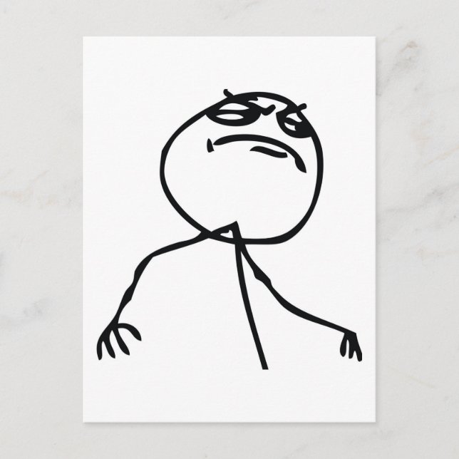 Wie ein Boss Postkarte (Vorderseite)