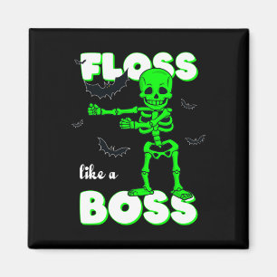 Wie ein Boss Skelett Halloween Boys Girls Ki Magnet