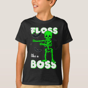 Wie ein Boss Skelett Halloween Boys Girls Ki T-Shirt