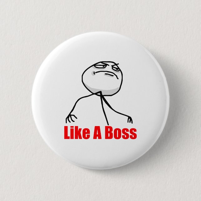 Wie ein Chef Button (Vorderseite)