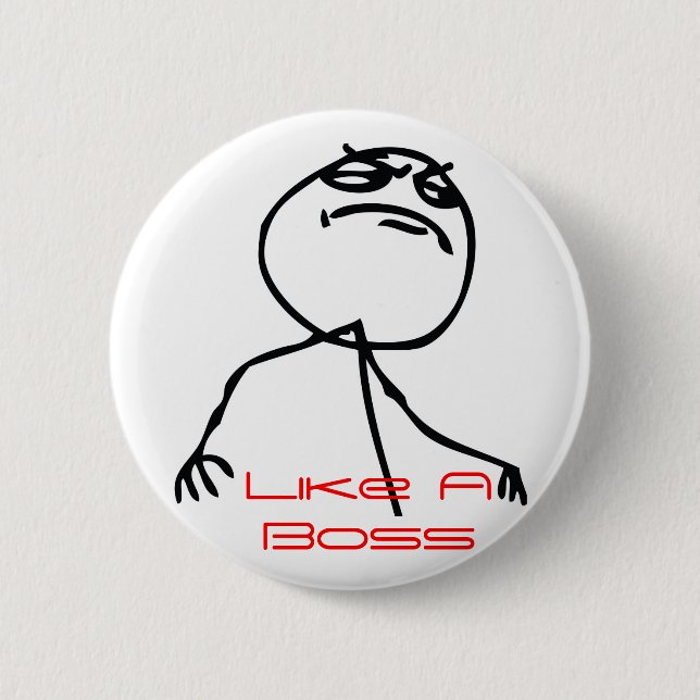 Wie ein Chef Button (Vorderseite)