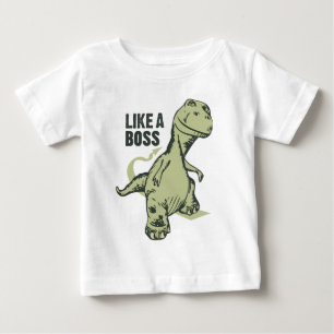 Wie ein Chef-Dinosaurier Baby T-shirt