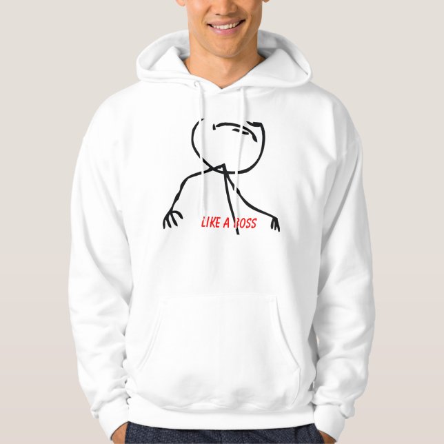 Wie ein Chef Hoodie (Vorderseite)