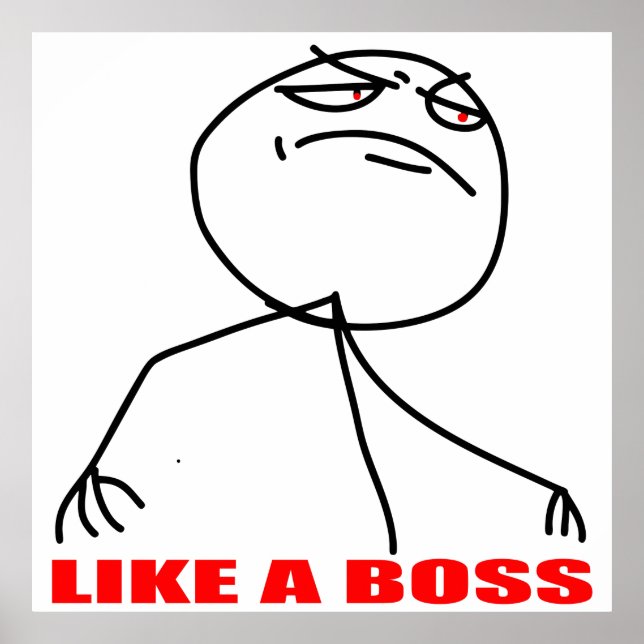 wie ein Chef Poster (Vorne)