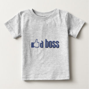 Wie ein Chefdaumen Baby T-shirt