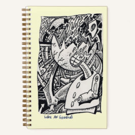 Wie ein Eggshell-Notebook Notizbuch