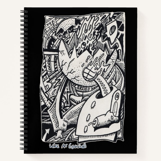 Wie ein Eggshell-Notebook Notizbuch (Vorderseite)