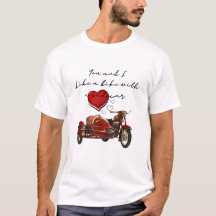 Wie ein Fahrrad mit einem Beiwagen
