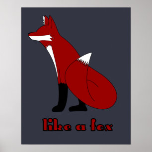 Wie ein Fox Poster