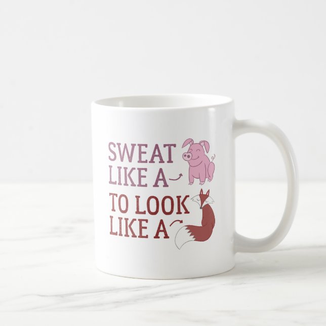 Wie ein Fuchs aussehen Kaffeetasse (Rechts)