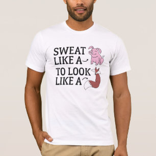 Wie ein Fuchs aussehen T-Shirt