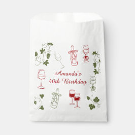 Wie ein guter Wein mit dem Alter wird Geschenktütchen