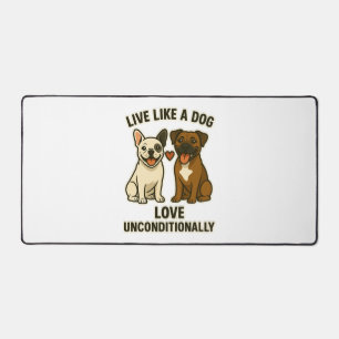 Wie ein Hund Liebe bedingungslos leben (2) Schreibtischunterlage