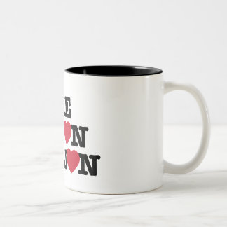 Wie ein Löwe in der Zion-Tasse Zweifarbige Tasse