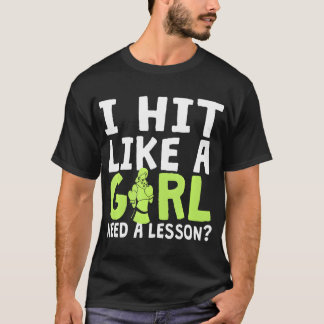 WIE ein MÄDCHEN BOXING Ladys Boxtraeger T-Shirt