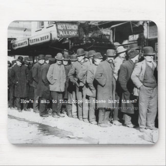 Wie ein Mann ist, zum der Hoffnung Mousepad zu