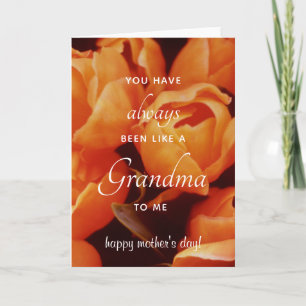 Wie ein Oma für mich Tulips Mother Day Karte