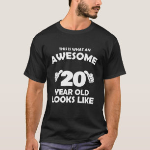 Wie ein Phantastisches 20-Jähriges Geburtstag auss T-Shirt
