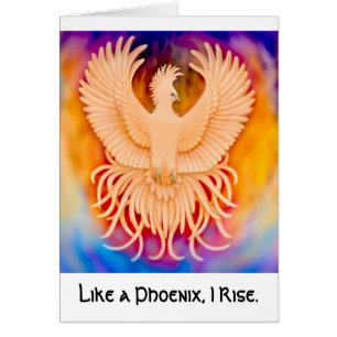 Wie ein Phoenix steige ich Karte