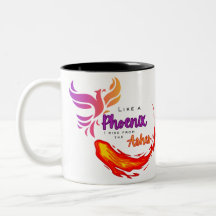 Wie ein Phönix, erhebt sich ich aus den Aschen