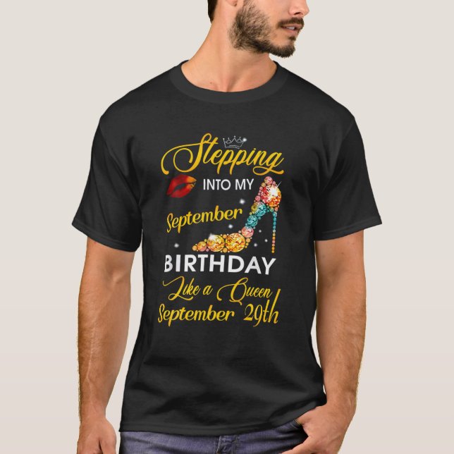 Wie ein Qu in meinen 29. September T-Shirt (Vorderseite)
