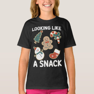 Wie ein Snack, ein fröhlicher Weihnachtssnack T-Shirt