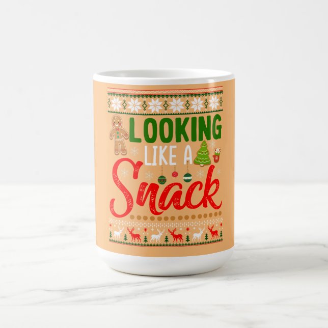 Wie ein Snack Funny Christmas Cookie hässlich auss Kaffeetasse (Mittel)