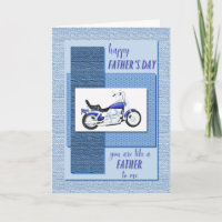 Wie ein Vater für mich, Vater mit einem Motorrad