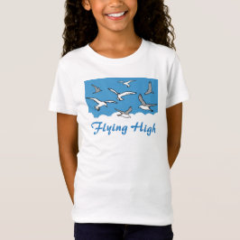 Wie ein Vogel, fliegender Hochtank T-Shirt