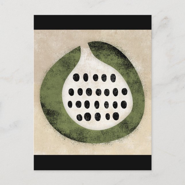 Wie eine Abb. oder eine Kiwi Postkarte (Vorderseite)