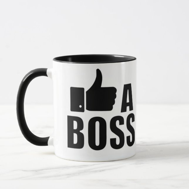 Wie eine Boss-Tasse Tasse (Links)