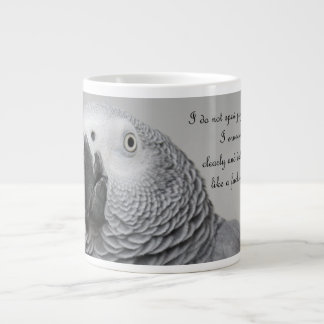 Wie eine Dame Jumbo-Tasse