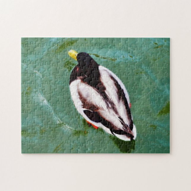 Wie eine Ente im Puzzle der Wilden Ente (Horizontal)