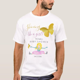 Wie eine Girl Watercolor Illustration T-Shirt