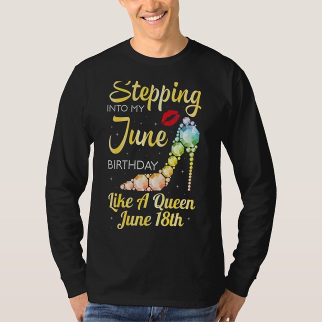 Wie eine Königin am 6. Juni T-Shirt (Vorderseite)