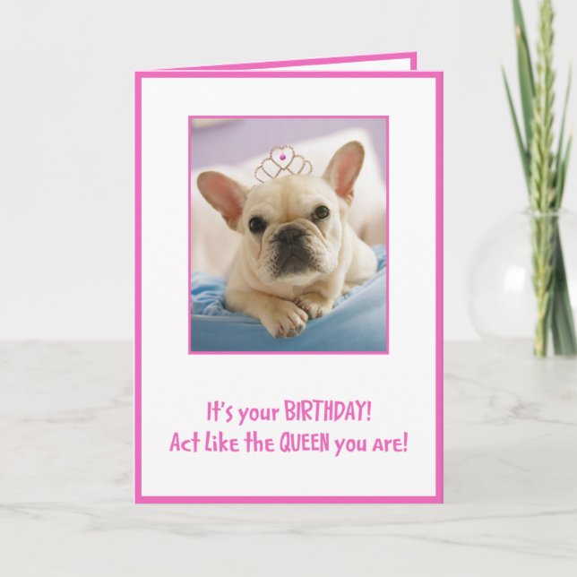 Wie eine Königin Karte (Vorderseite)