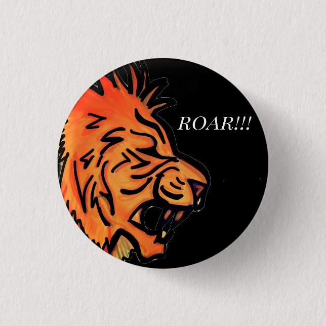 wie eine Löwentrivet-Geschenkboxen mit silberfarbe Button (Vorderseite)