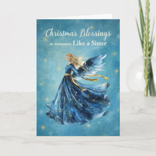 Wie eine Schwester Weihnachtssegen Engel des Licht Karte