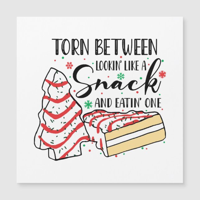 Wie eine Snackbar Magnetkarte (Vorderseite)