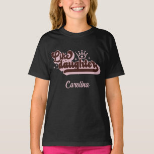 Wie eine Tochter   Matching Mama and Kid - Black T-Shirt