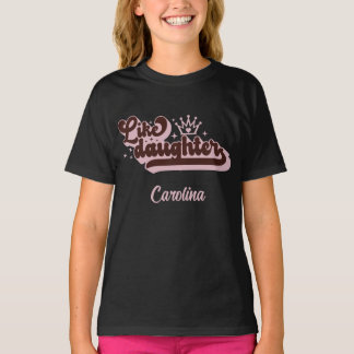Wie eine Tochter | Matching Mama and Kid - Black T-Shirt