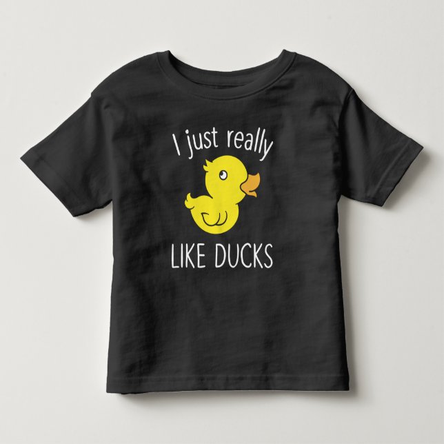 Wie Enten Funny Duck Lover Kleinkind T-shirt (Vorderseite)