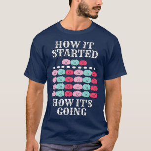 Wie es begann, wie es läuft, lustige Schweine, Mul T-Shirt