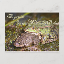 Wie es heißt: Ein pacta Kröten für Dich! Postkarte