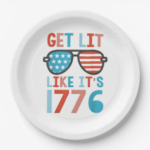 Wie es ist 1776 widerstehen pappteller
