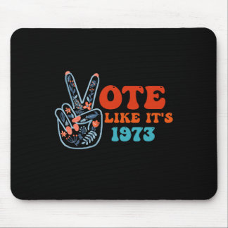 Wie es ist 1973 Pro Choice Frauenrechte Retro Vint Mousepad