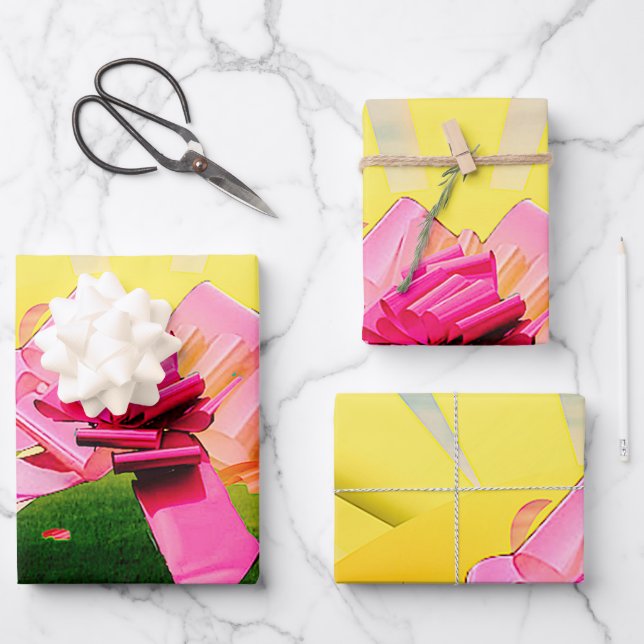 WIE ES SICH FÜHLT! GESCHENKPAPIER SET (Vorderseite)