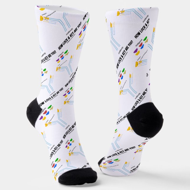 Wie fest und fest sind Sie? Antigen Antibody Socken (Gewinkelt)